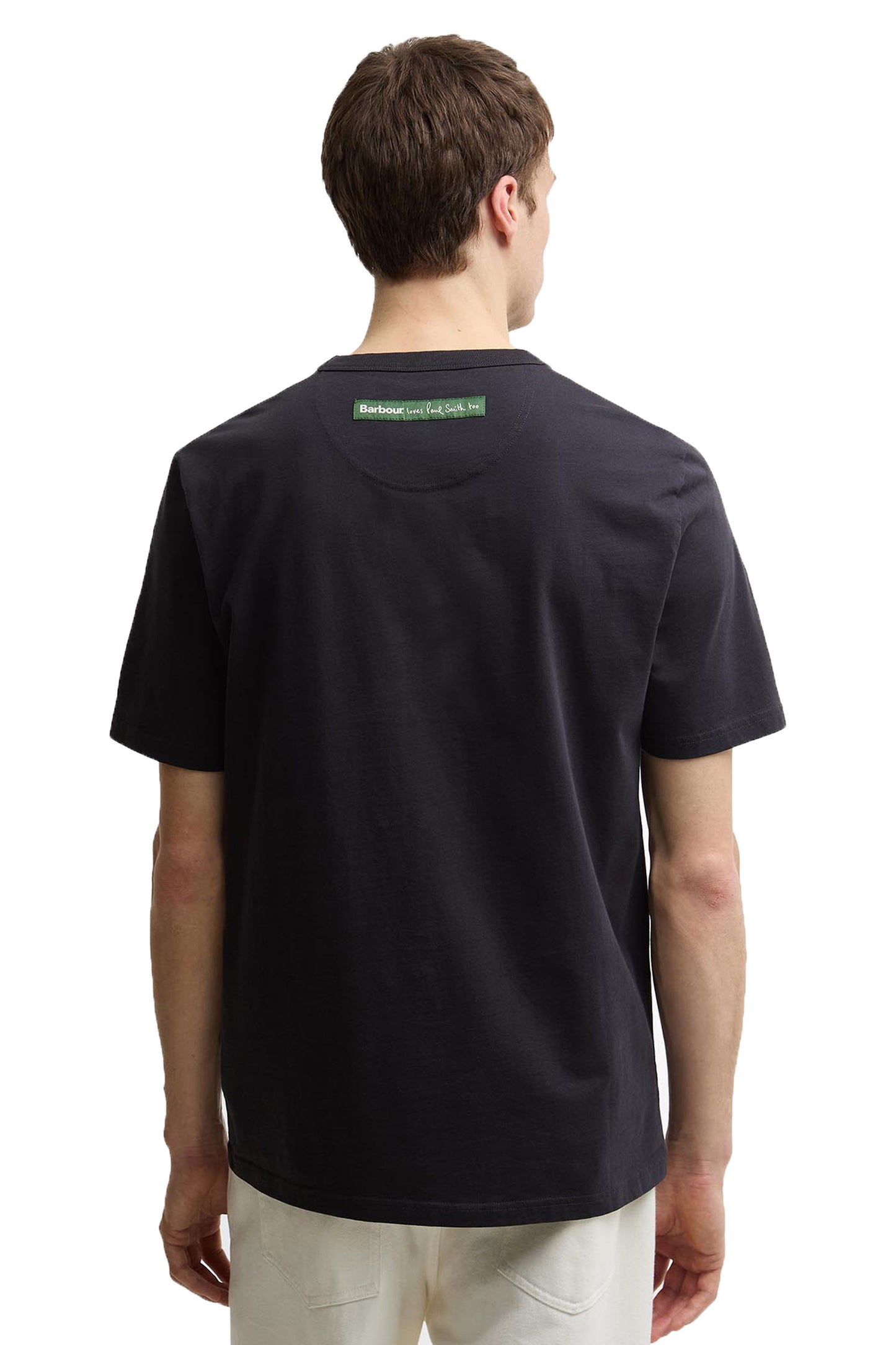 BARBOUR X PAUL SMITH FORTUNE GRAPHIC T-SHIRT DARK NAVY