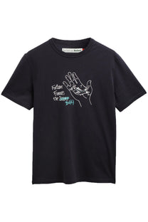 BARBOUR X PAUL SMITH FORTUNE GRAPHIC T-SHIRT DARK NAVY Barbour