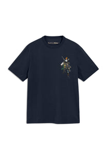 BARBOUR X PAUL SMITH KEY T-SHIRT NAVY Barbour Michael Stewart Menswear  T-Shirts