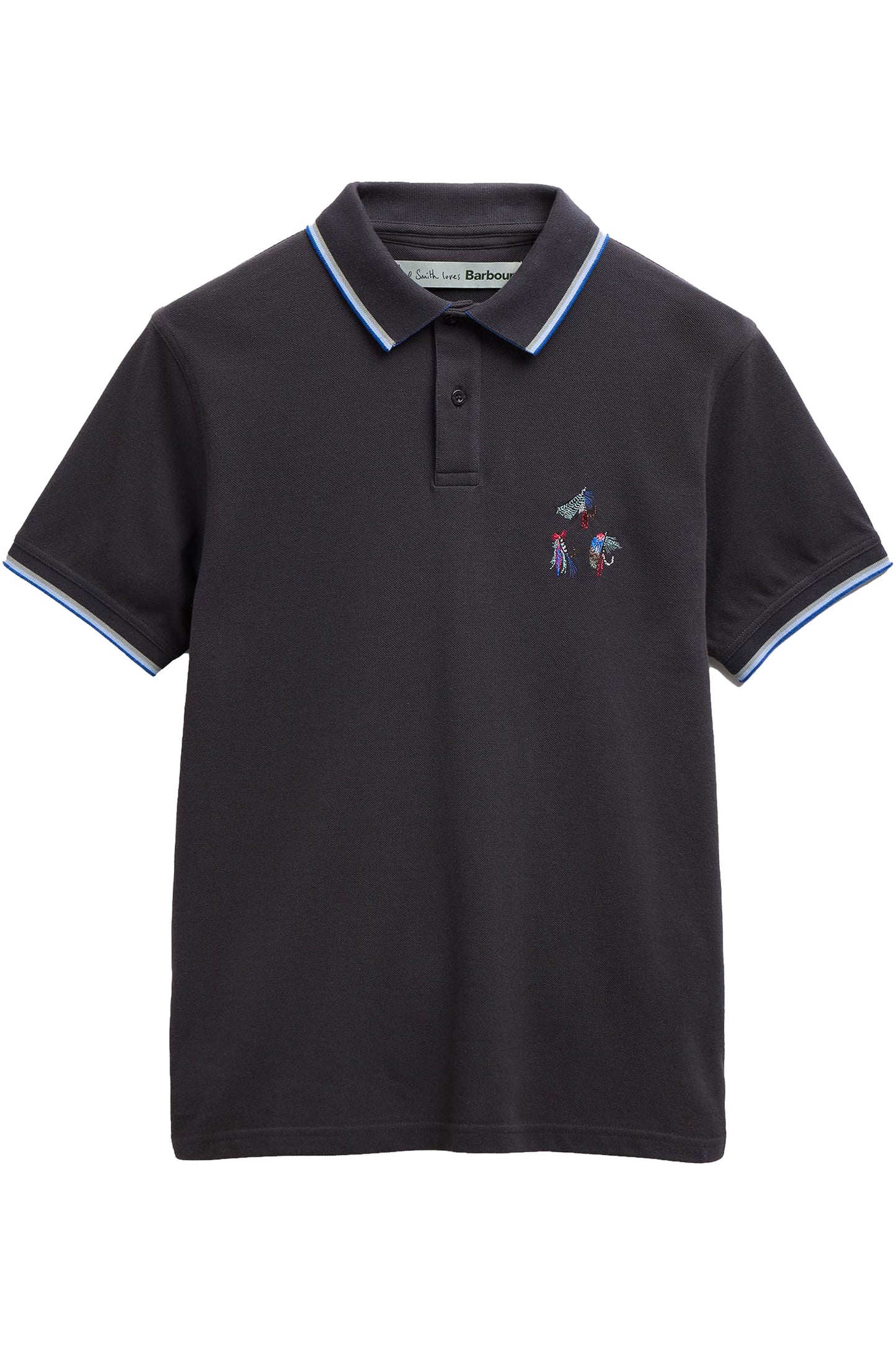 BARBOUR X PAUL SMITH LURE POLO DARK NAVY