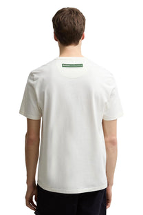 BARBOUR X PAUL SMITH SCOOP T-SHIRT WHISPER WHITE Barbour