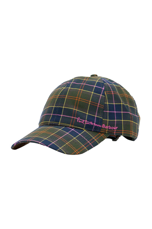 BARBOUR X PAUL SMITH TARTAN CAP CLASSIC TARTAN Barbour Michael Stewart Menswear  Caps