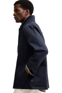 BARBOUR YORKLANE OVERSHIRT DARK NAVY Barbour Michael Stewart Menswear  Shirts