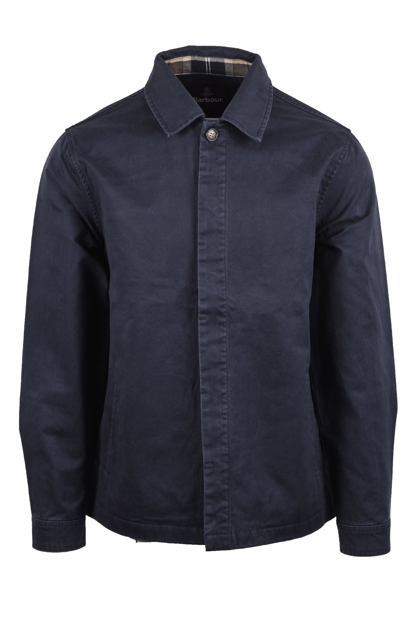 BARBOUR YORKLANE OVERSHIRT DARK NAVY Barbour Michael Stewart Menswear  Shirts