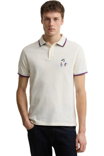 BARBOUR X PAUL SMITH LURE POLO WHISPER WHITE Barbour