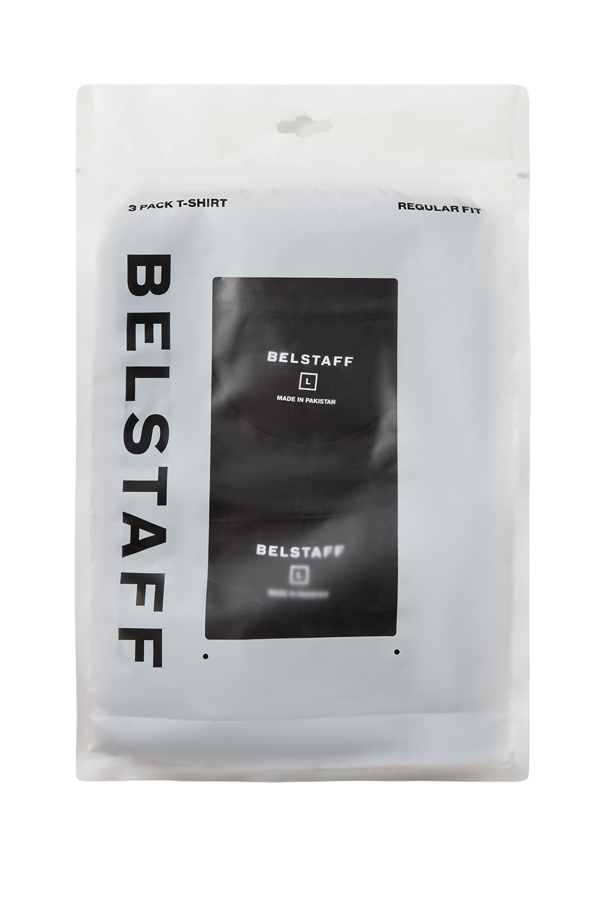 BELSTAFF 3 PACK T-SHIRT BLACK Belstaff Michael Stewart Menswear  T-Shirts
