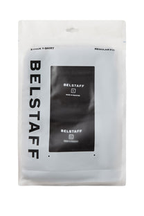 BELSTAFF 3 PACK T-SHIRT BLACK Belstaff Michael Stewart Menswear  T-Shirts