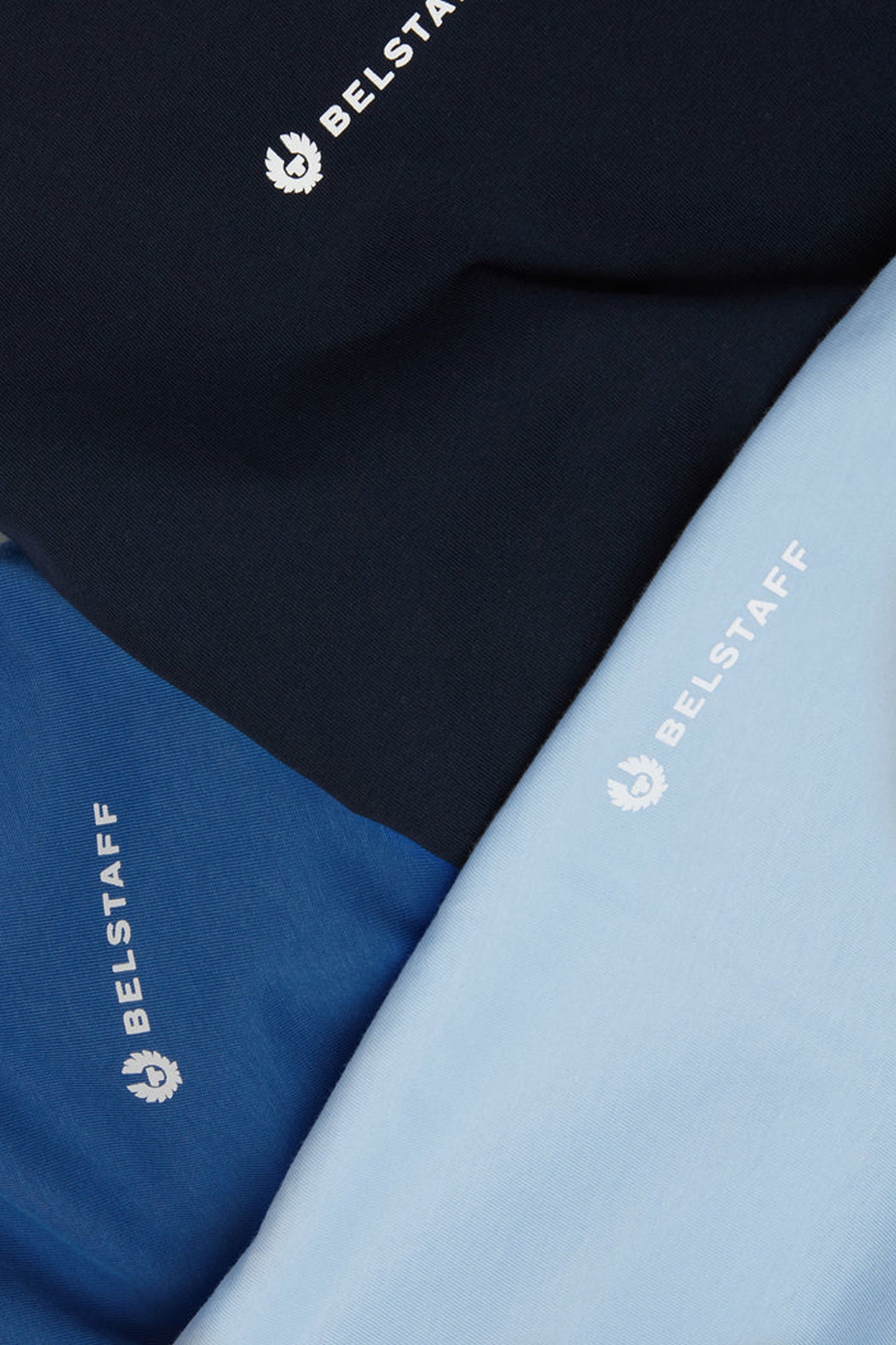BELSTAFF 3 PACK T-SHIRT DARK INK/SKY BLUE/MARINE BLUE