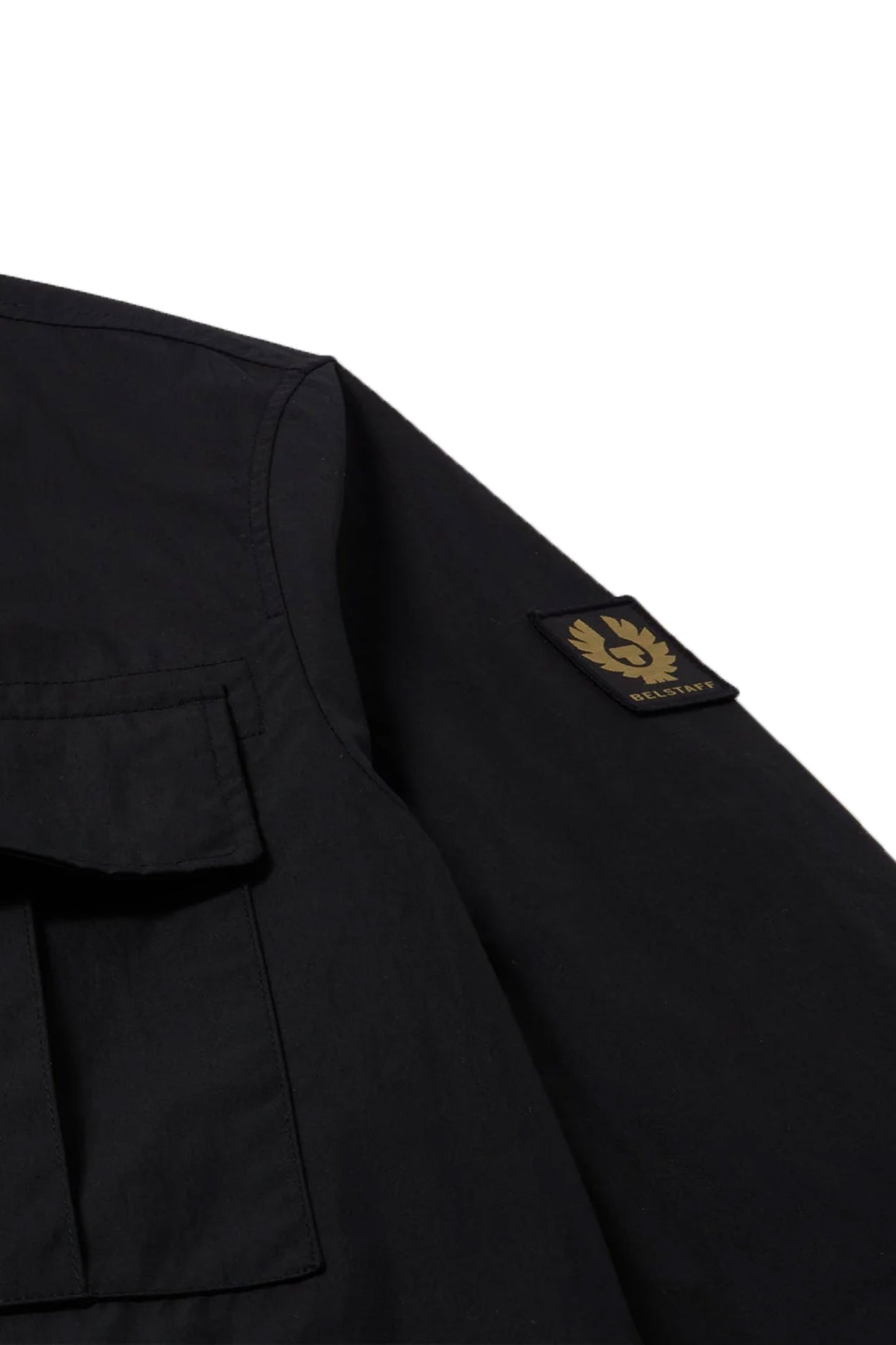 BELSTAFF CARGO OVERSHIRT BLACK Belstaff Michael Stewart Menswear  Shirts