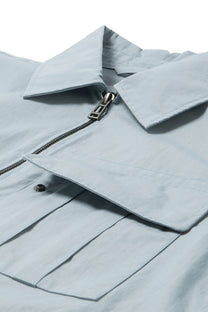 BELSTAFF CARGO OVERSHIRT MIST BLUE Belstaff Michael Stewart Menswear  Shirts