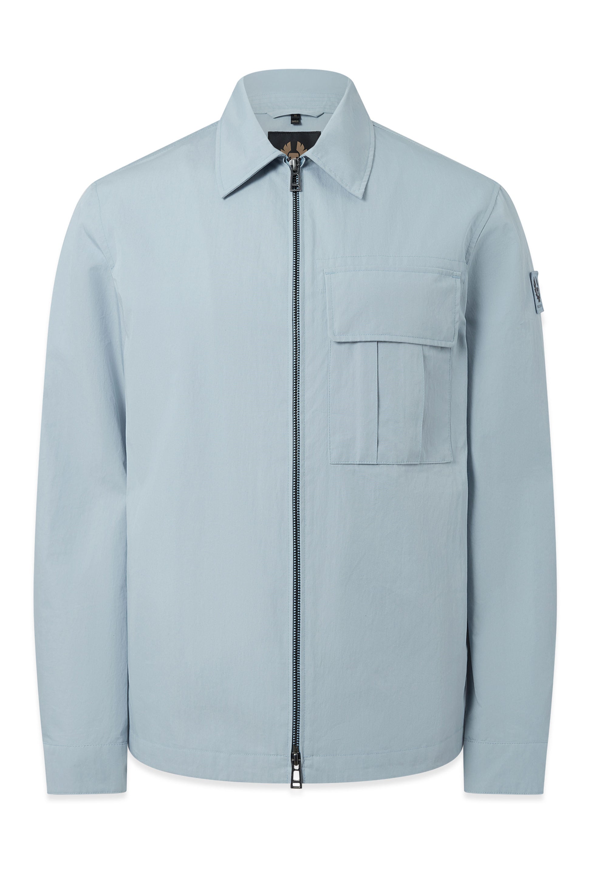 BELSTAFF CARGO OVERSHIRT MIST BLUE Belstaff Michael Stewart Menswear  Shirts