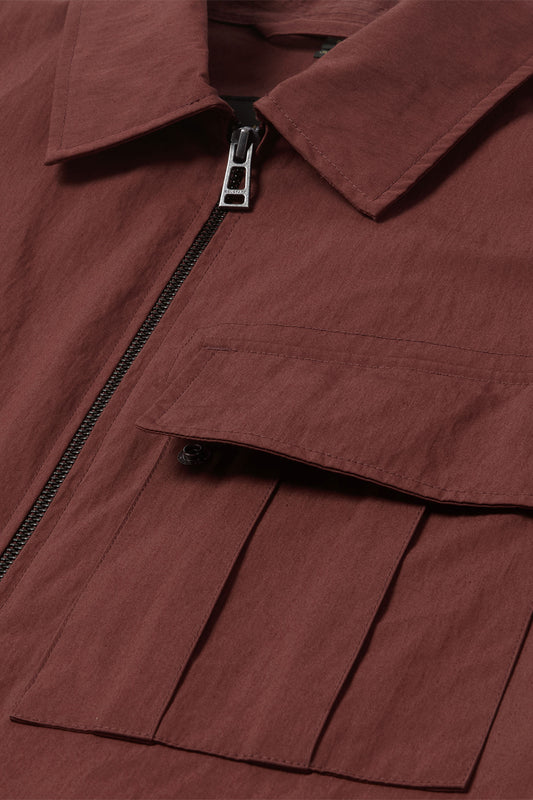 BELSTAFF CARGO OVERSHIRT OXBLOOD Belstaff Michael Stewart Menswear  Shirts