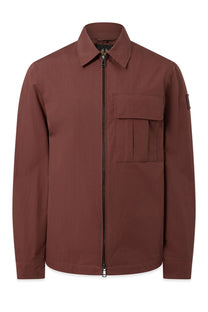 BELSTAFF CARGO OVERSHIRT OXBLOOD Belstaff Michael Stewart Menswear  Shirts