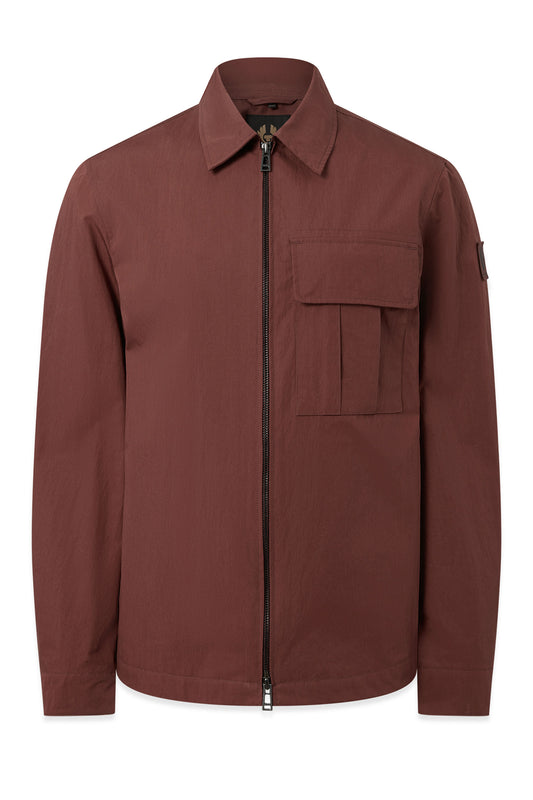 BELSTAFF CARGO OVERSHIRT OXBLOOD Belstaff Michael Stewart Menswear  Shirts