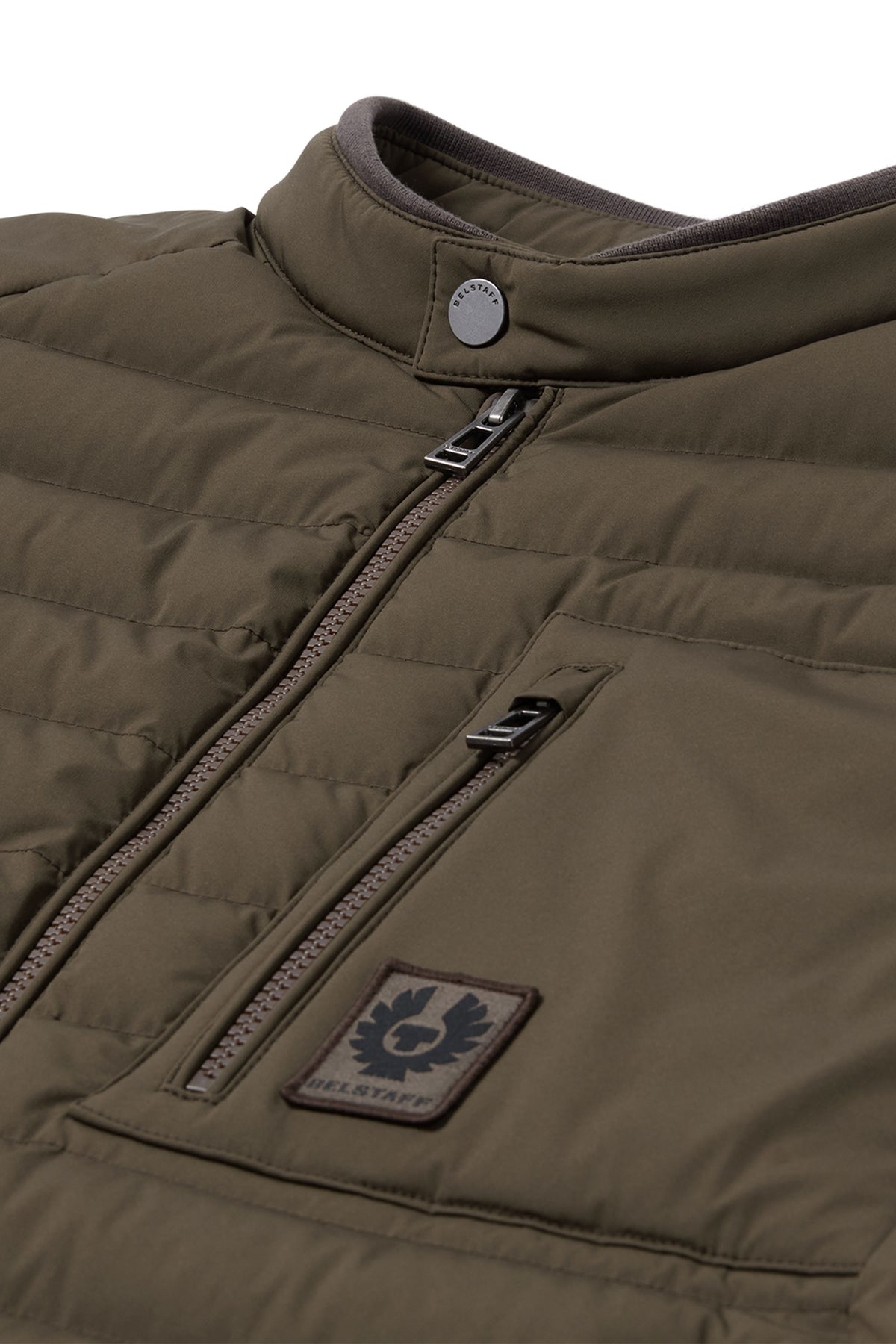 BELSTAFF CHASSIS GILET ARMY OLIVE