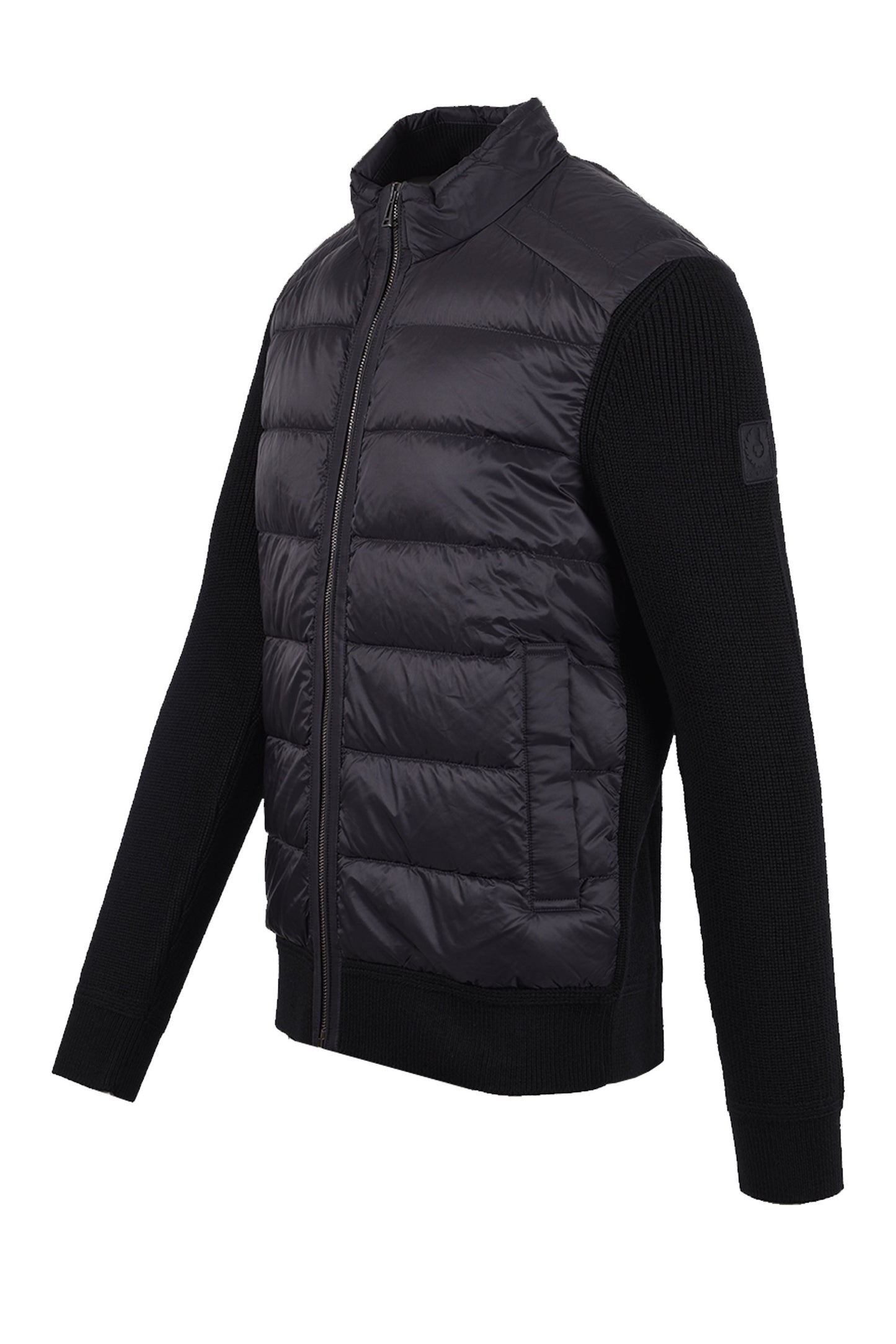 BELSTAFF COMPOUND CARDIGAN JACKET BLACK Belstaff Michael Stewart Menswear  Jackets