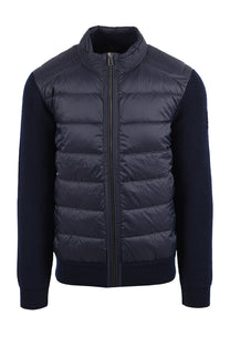 BELSTAFF COMPOUND CARDIGAN JACKET DARK INK Belstaff Michael Stewart Menswear  Jackets