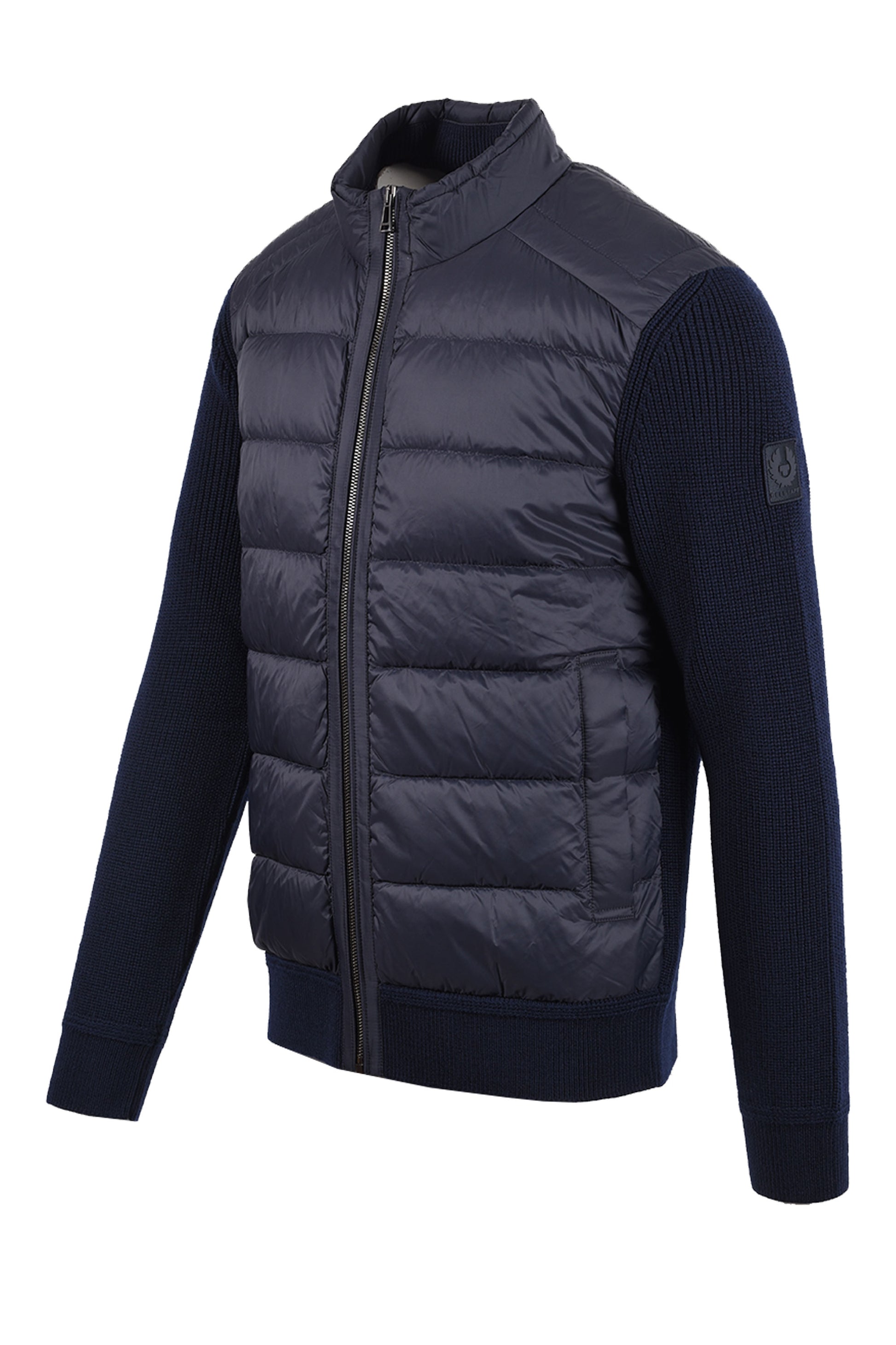 BELSTAFF COMPOUND CARDIGAN JACKET DARK INK Belstaff Michael Stewart Menswear  Jackets