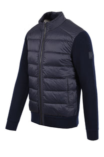 BELSTAFF COMPOUND CARDIGAN JACKET DARK INK Belstaff Michael Stewart Menswear  Jackets