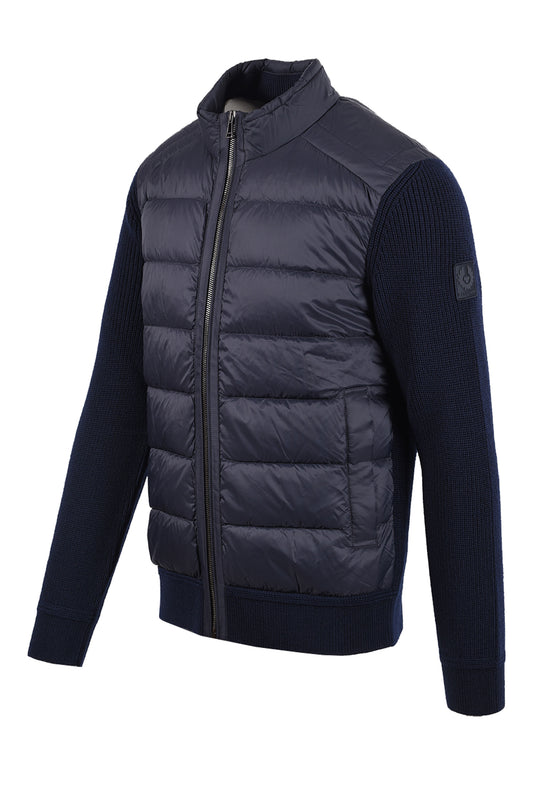 BELSTAFF COMPOUND CARDIGAN JACKET DARK INK Belstaff Michael Stewart Menswear  Jackets