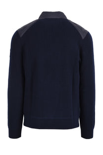 BELSTAFF COMPOUND CARDIGAN JACKET DARK INK Belstaff Michael Stewart Menswear  Jackets