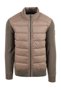 BELSTAFF COMPOUND CARDIGAN JACKET KHAKI GREEN Belstaff Michael Stewart Menswear  Jackets
