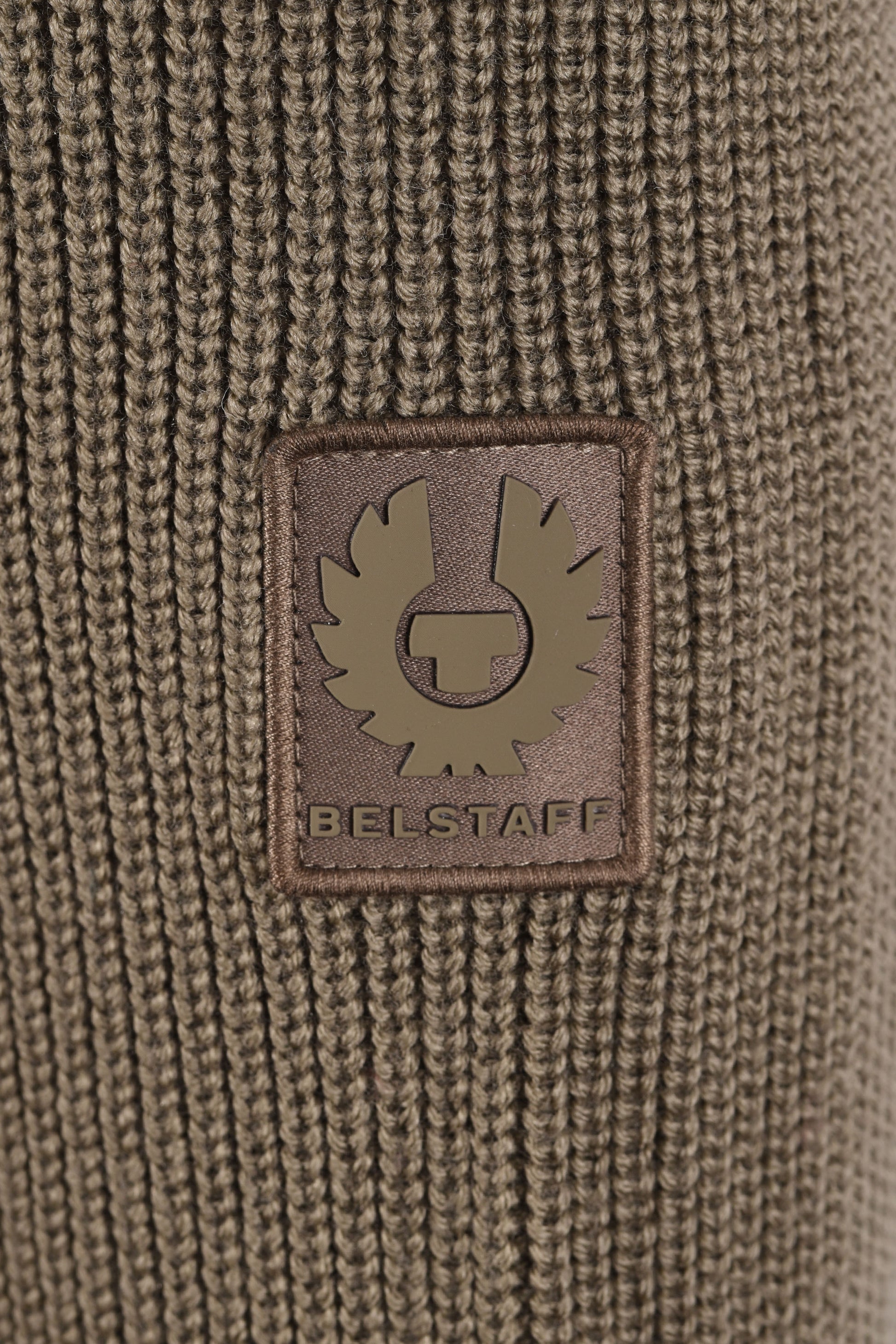 BELSTAFF COMPOUND CARDIGAN JACKET KHAKI GREEN Belstaff Michael Stewart Menswear  Jackets