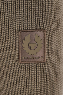 BELSTAFF COMPOUND CARDIGAN JACKET KHAKI GREEN Belstaff Michael Stewart Menswear  Jackets