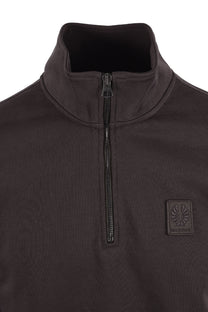 BELSTAFF CURATOR HALF ZIP ARMY GREEN Belstaff Michael Stewart Menswear