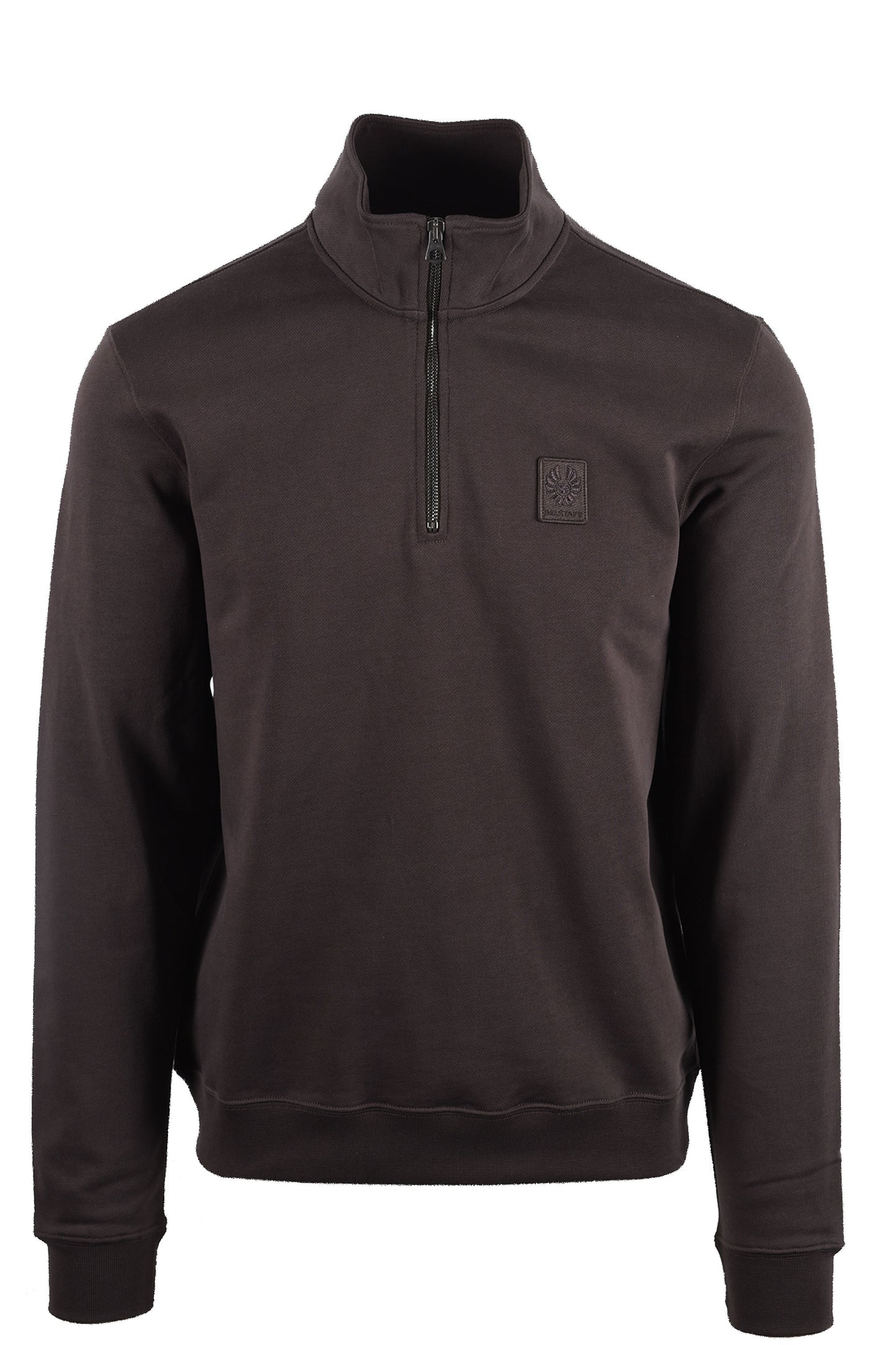 BELSTAFF CURATOR HALF ZIP ARMY GREEN Belstaff Michael Stewart Menswear