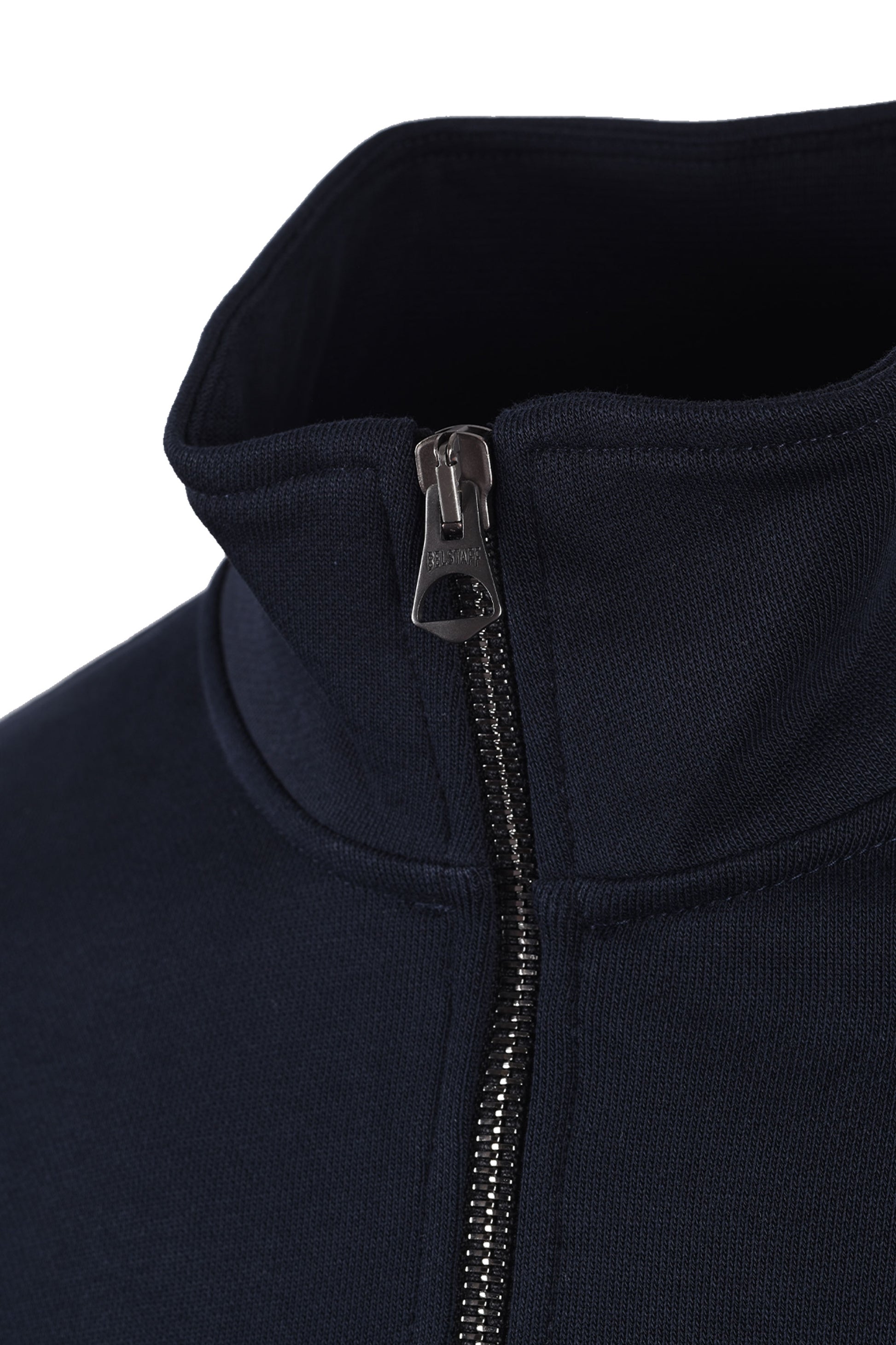 BELSTAFF CURATOR HALF ZIP DARK INK Belstaff Michael Stewart Menswear