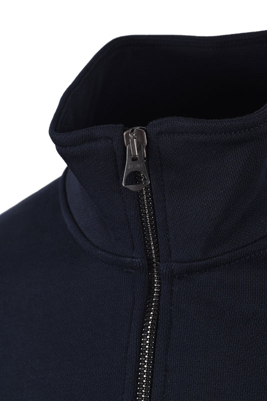 BELSTAFF CURATOR HALF ZIP DARK INK Belstaff Michael Stewart Menswear