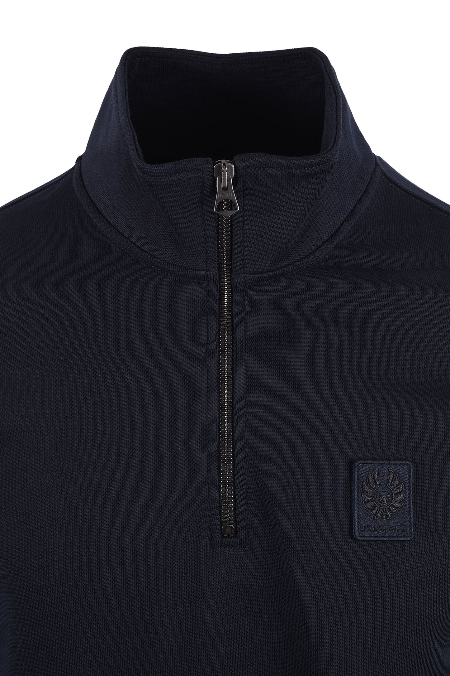 BELSTAFF CURATOR HALF ZIP DARK INK Belstaff Michael Stewart Menswear