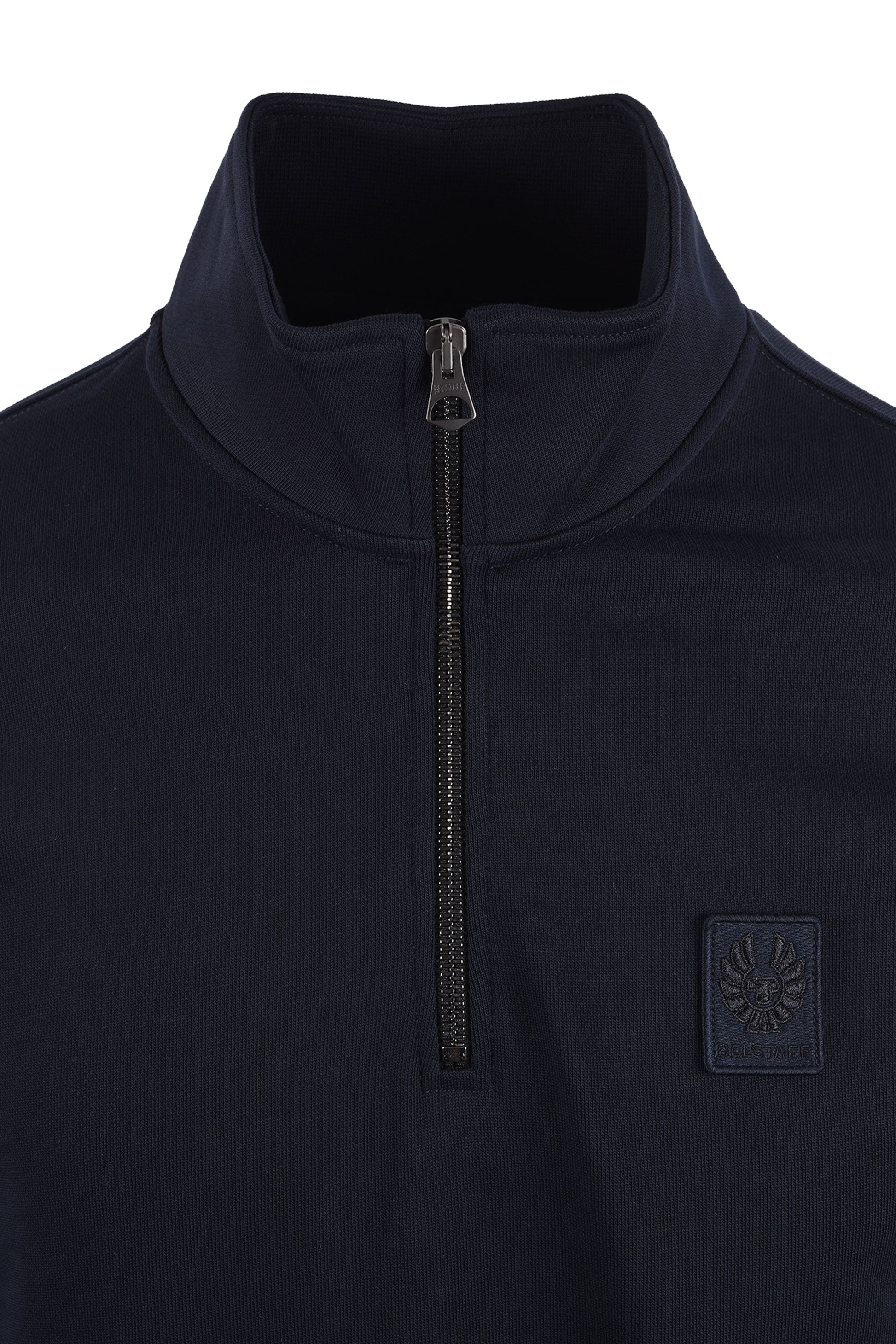 BELSTAFF CURATOR HALF ZIP DARK INK Belstaff Michael Stewart Menswear
