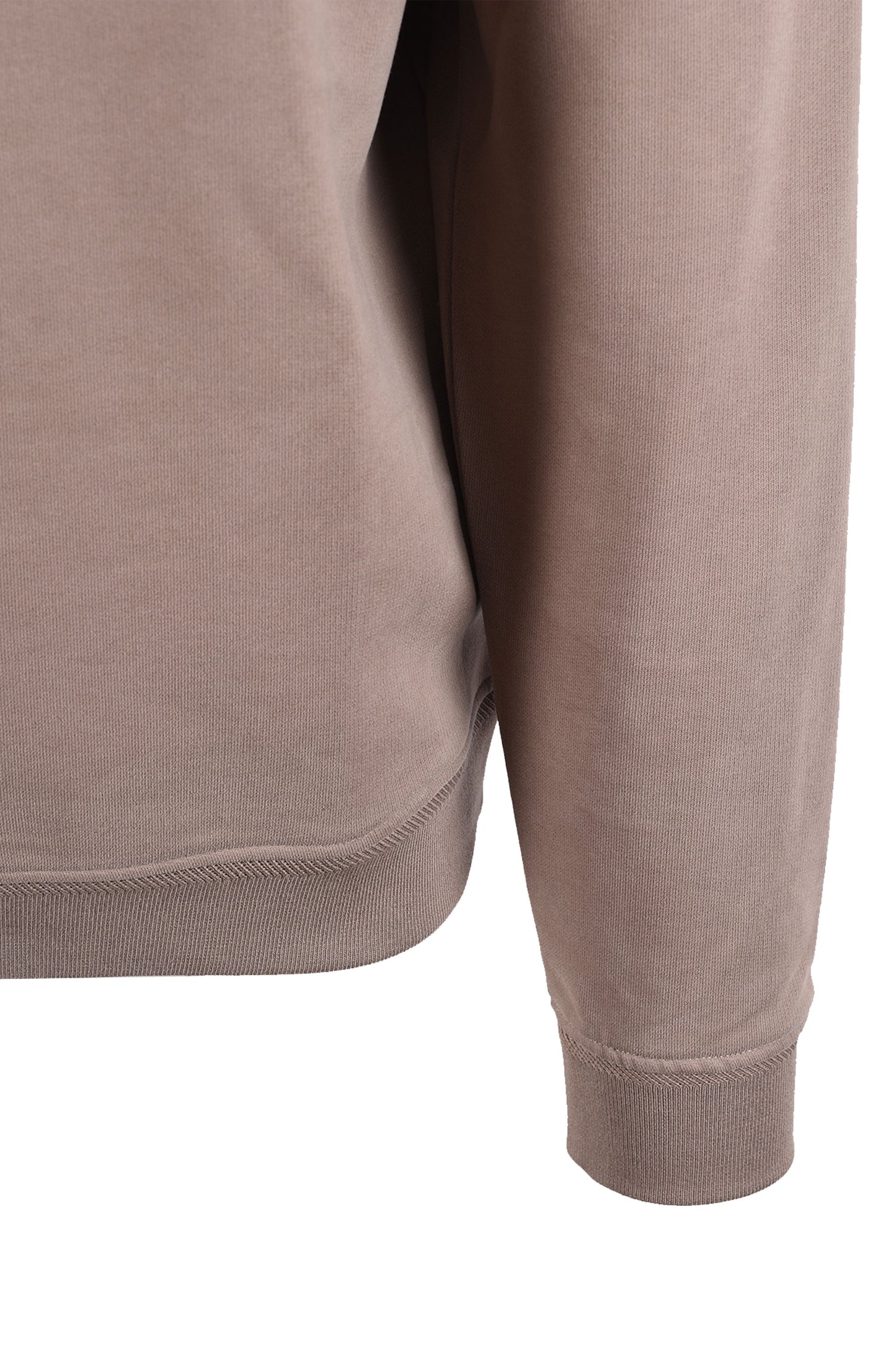 BELSTAFF HALF ZIP SWEATSHIRT DUSTY TAUPE Belstaff Michael Stewart Menswear  Knitwear