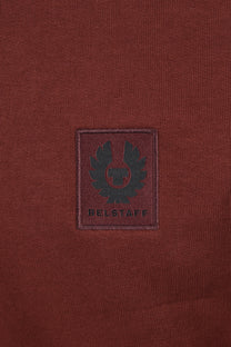 BELSTAFF HALF ZIP SWEATSHIRT OXBLOOD Belstaff Michael Stewart Menswear  Knitwear