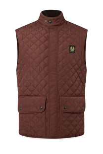 BELSTAFF ICON GILET OXBLOOD Belstaff Michael Stewart Menswear  Jackets