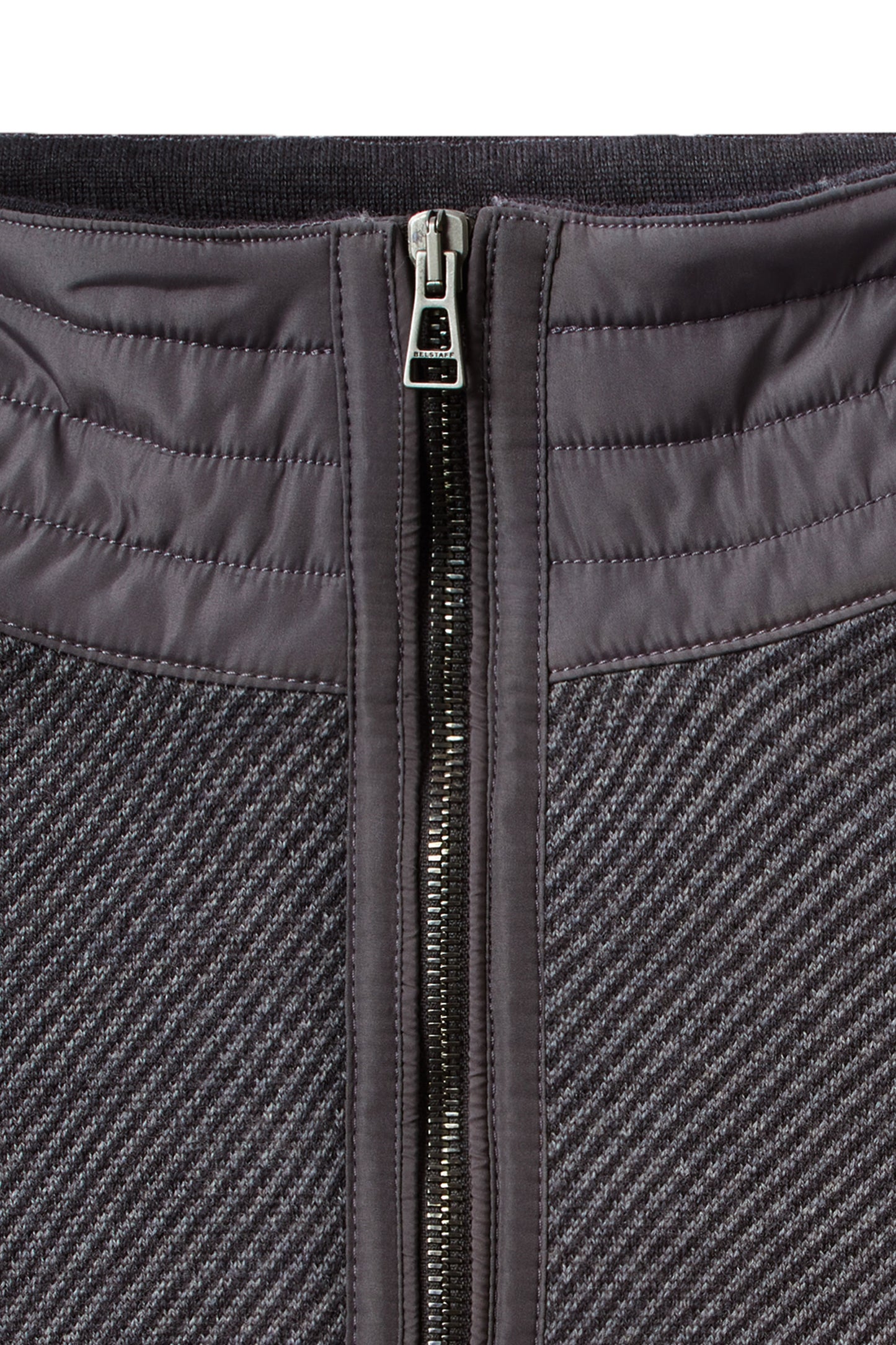 BELSTAFF KILMINGTON HALF ZIP KNITWEAR CHARCOAL