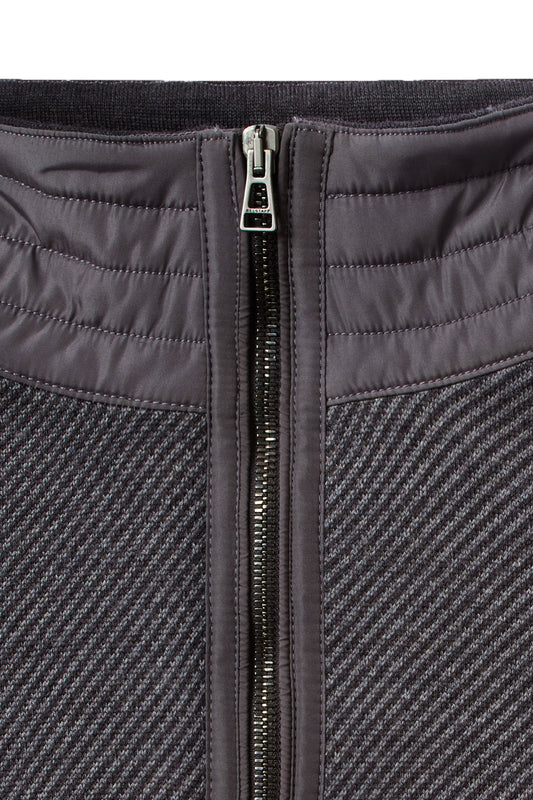 BELSTAFF KILMINGTON HALF ZIP KNITWEAR CHARCOAL