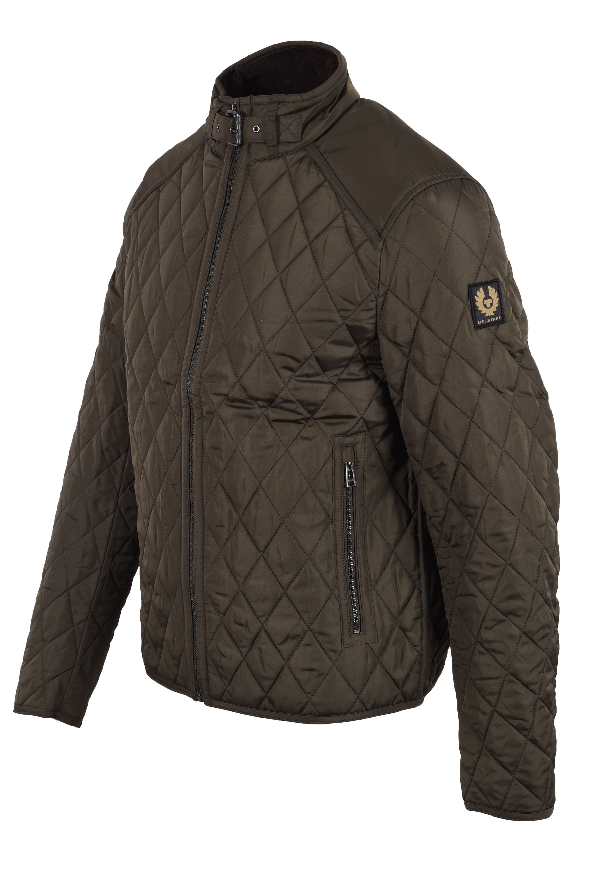 BELSTAFF PEMBROKE JACKET FADED OLIVE Belstaff Michael Stewart Menswear  Jackets