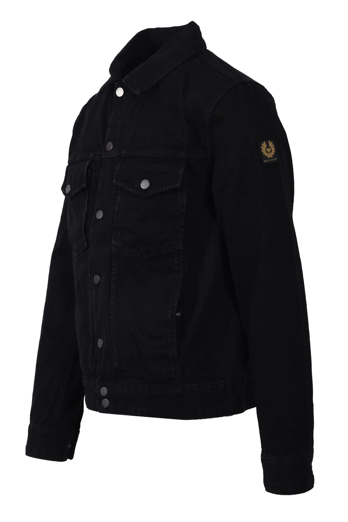 BELSTAFF PISTON TRUCKER JACKET WASHED BLACK Belstaff