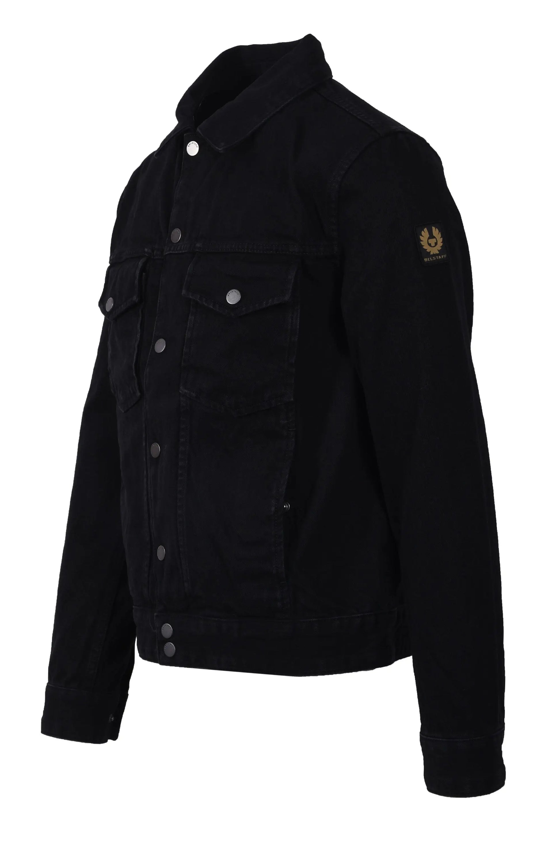 BELSTAFF PISTON TRUCKER JACKET WASHED BLACK Belstaff