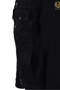 BELSTAFF PISTON TRUCKER JACKET WASHED BLACK Belstaff
