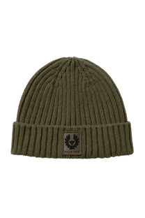 BELSTAFF PLATED WATCH HAT KHAKI GREEN