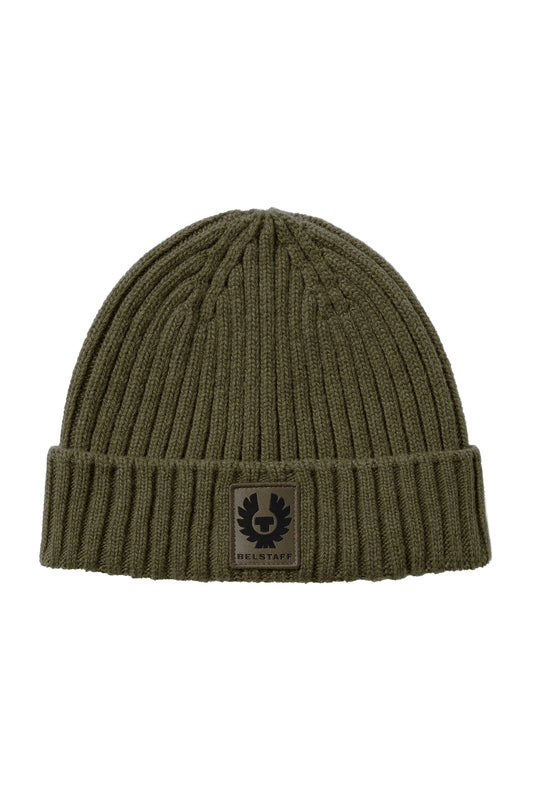 BELSTAFF PLATED WATCH HAT KHAKI GREEN
