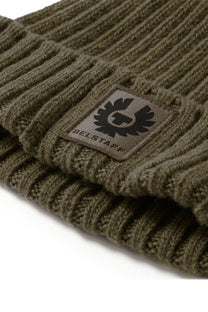 BELSTAFF PLATED WATCH HAT KHAKI GREEN