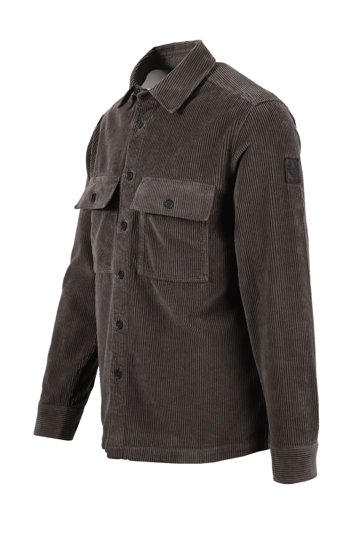 BELSTAFF RAVINE CORDUROY SHIRT ARMY GREEN Belstaff Michael Stewart Menswear