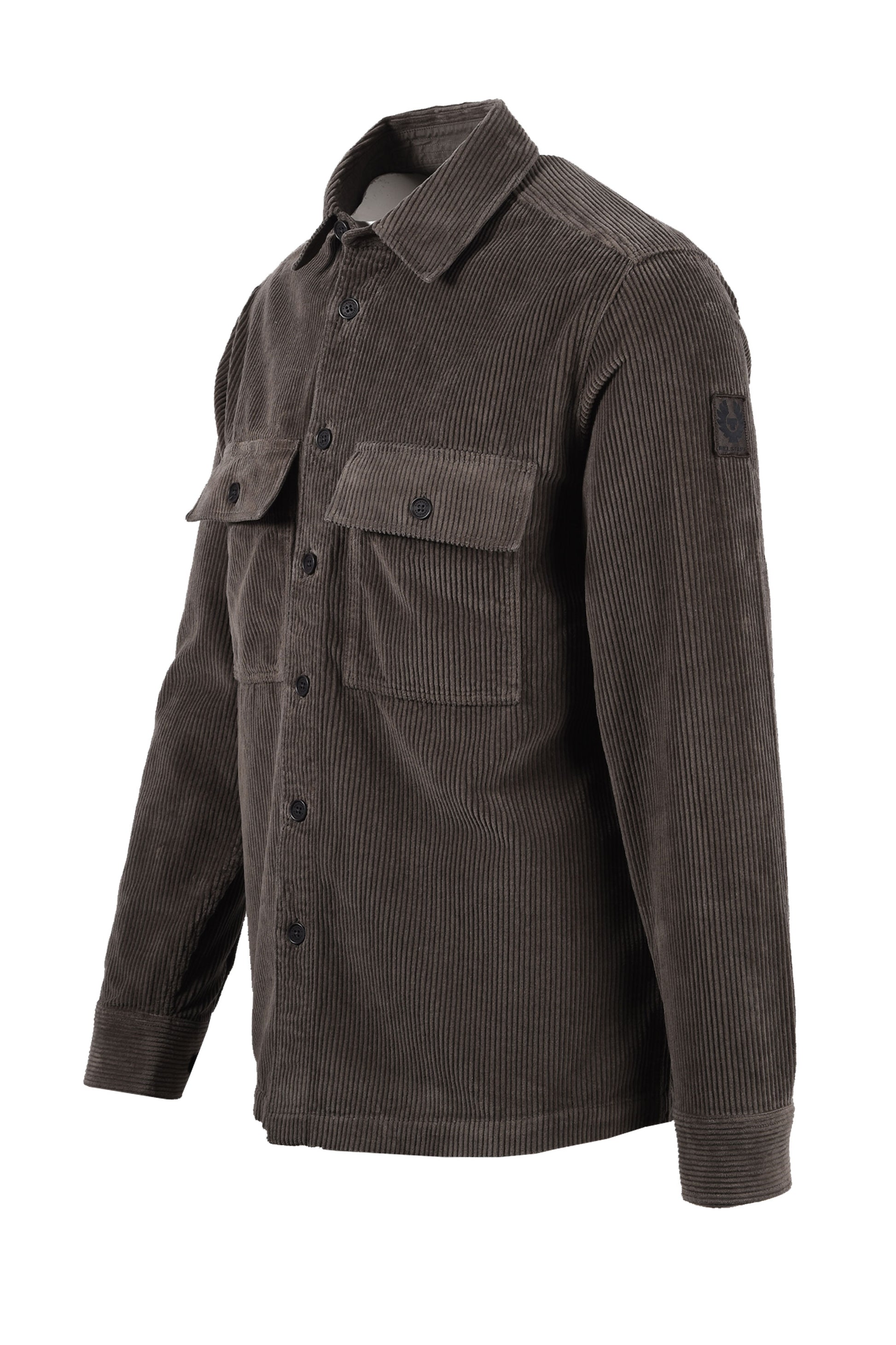BELSTAFF RAVINE CORDUROY SHIRT ARMY GREEN Belstaff Michael Stewart Menswear