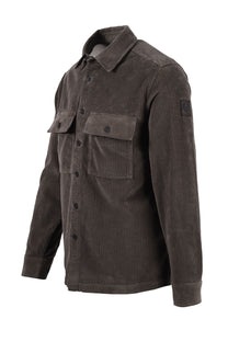 BELSTAFF RAVINE CORDUROY SHIRT ARMY GREEN Belstaff Michael Stewart Menswear