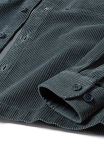 BELSTAFF RAVINE COTTON CORDUROY SHIRT PETROL BLUE Belstaff Michael Stewart Menswear  Shirts